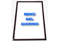 Portamenù in acetato