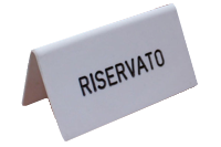 segnaposto riservato